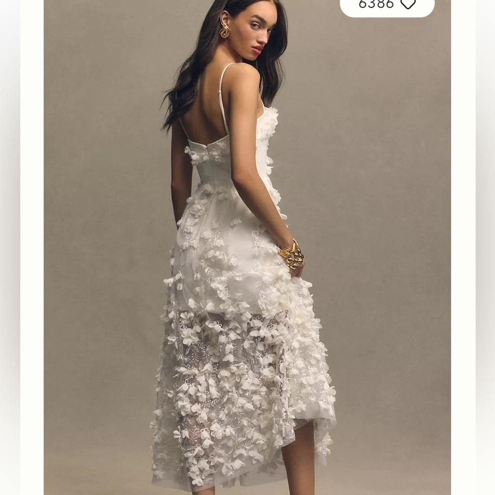 Anthropologie Helsinki Audrey Size  Small  Floral Dress wedding new - Picture 3 of 12